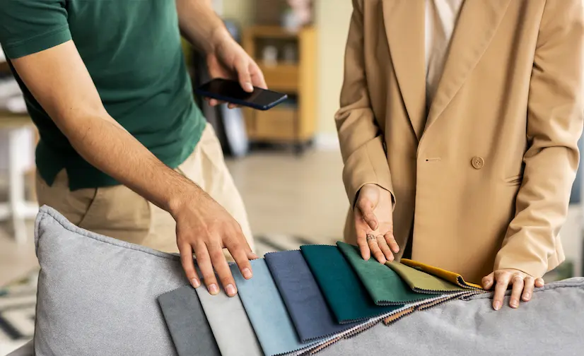 اهمیت انتخاب پارچه