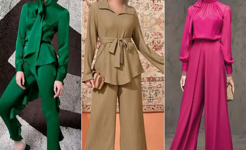 شومیز شلوار رنگی