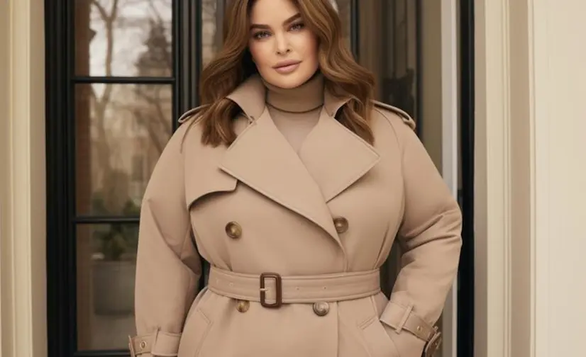 مانتو برا افراد پلاس سایز قد کوتاه